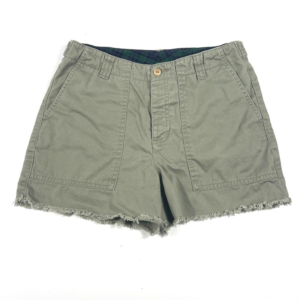 Ralph Lauren Cargo Utility Shorts Size 8 Green Cottagecore Heritage Preppy EUC